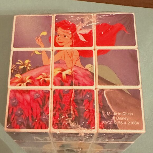 Little Mermaid Themed Rubix Cube Sealed - Picture 2 of 4